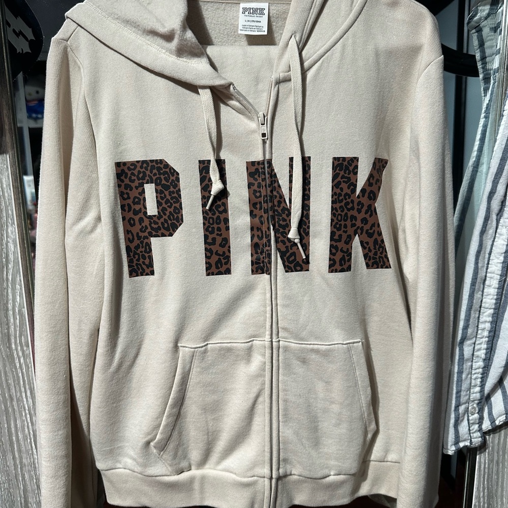 PINK Victoria's Secret Cream Hoodie